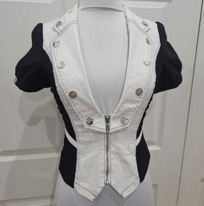 Stylish Black and White Women's Jacket